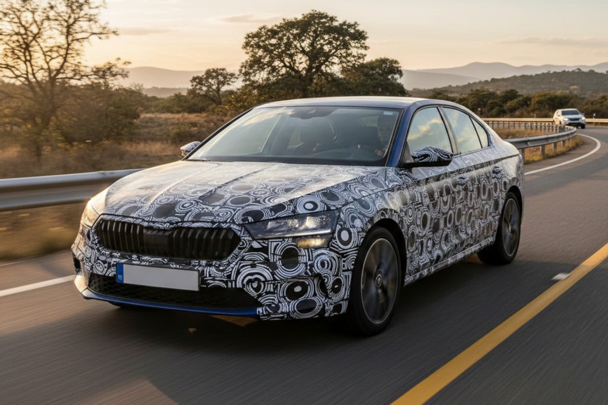 Skoda Slavia Facelift भारत में टेस्टिंग के दौरान स्पॉट, 2026 में हो सकती है लॉन्च